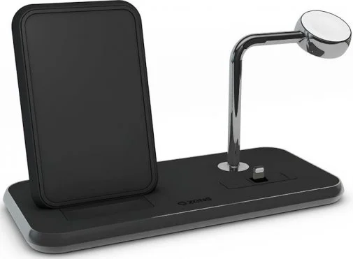 Фото: Док-станція Zens Stand Dock Watch Aluminium Wireless Charger 10W Black (ZEDC07B/00) № 8 | KTC