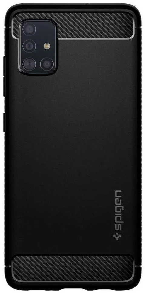 Фото: Чохол Spigen for Samsung Galaxy A51 - Rugged Armor Matte Black (ACS00563) № 7 | KTC
