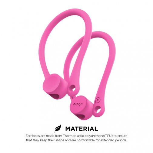 Тримач Elago Earhook for Apple Airpods Hot Pink (EAP-HOOKS-HPK)