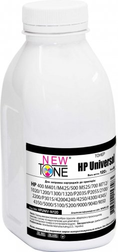 Тонер HP LJ універсальний Black (бутль 120г) (NewTone)