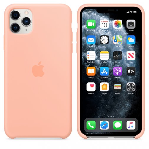 Чохол Apple for iPhone 11 Pro Max - Silicone Case Grapefruit (MY1H2)