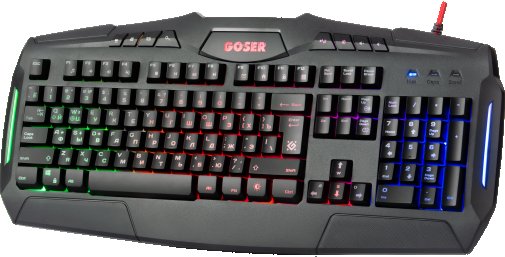 Клавіатура, Defender Goser GK-772 USB, Black ( Gaming )