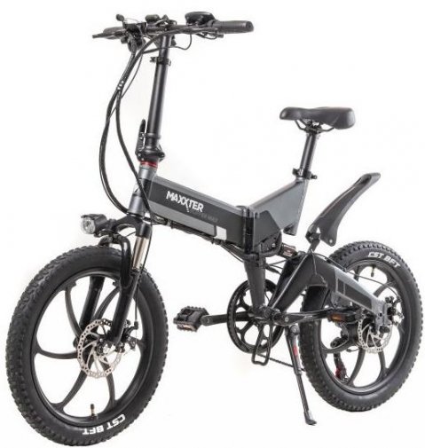 Електровелосипед Maxxter Ruffer Max Black/Gray (RUFFER MAX Black-Gray)