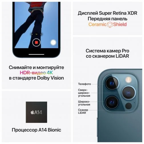 Фото: Смартфон Apple iPhone 12 Pro Max 256GB Gold (MGDE3) № 15 | KTC