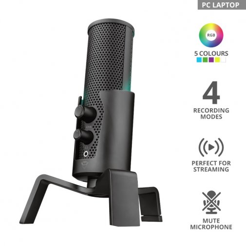 Мікрофон Trust GXT 258 Fyru 4in1 Streaming Microphone (23465)