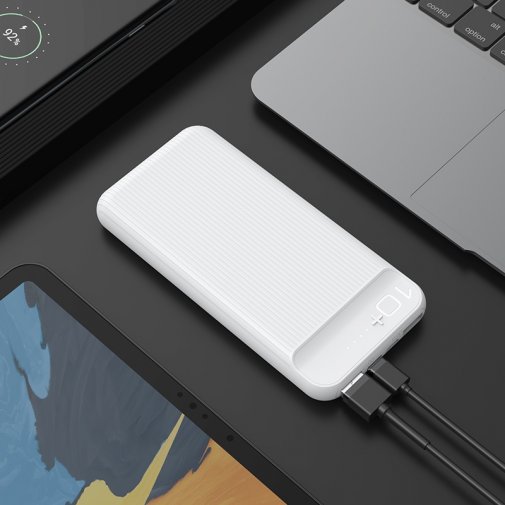 Батарея універсальна Hoco J52 New Joy 10000mAh White (J52 10000 White)