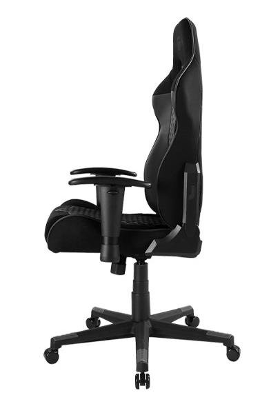 Крісло ігрове DXRacer NEX EC/OK01/NG, PU шкіра, Al основа, Black/Grey