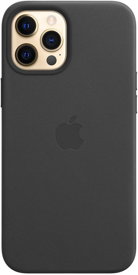 Чохол Apple for iPhone 12 Pro Max - Leather Case with MagSafe Black (MHKM3)