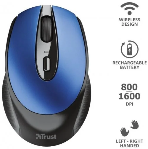 Фото: Миша Trust Zaya Wireless Blue (24018_TRUST) № 7 | KTC