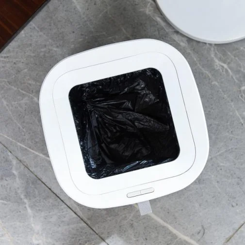 Фото: Смарт-кошик для сміття Xiaomi Smart Trash Bin TOWNEW Air White № 9 | KTC