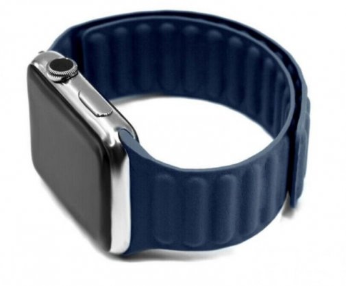 Ремінець HiC for Apple Watch 42/44mm - New Leather Link Midnight Blue (LLNK4244MDBL)