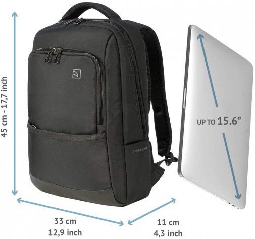 Рюкзак для ноутбука Tucano Lunar Black (BKLUN15-BK)
