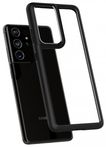 Чохол-накладка Spigen для Samsung Galaxy S21 Ultra - Ultra Hybrid, Matte Black