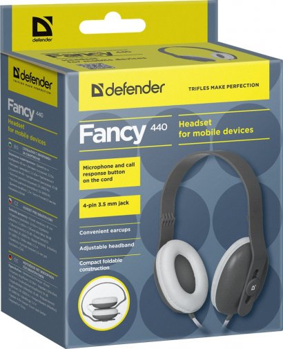 Гарнітура Defender Fancy 440 Grey (63440)