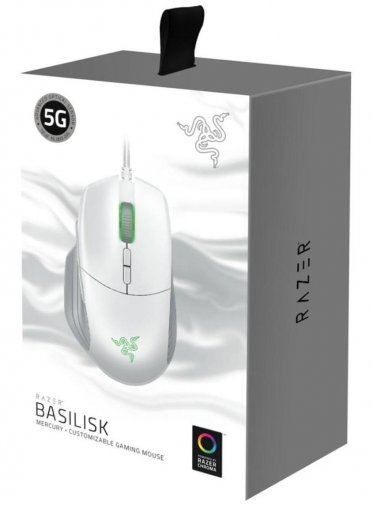  Миша Razer Basilisk Mercury RGB USB White (RZ01-02330300-R3M1)