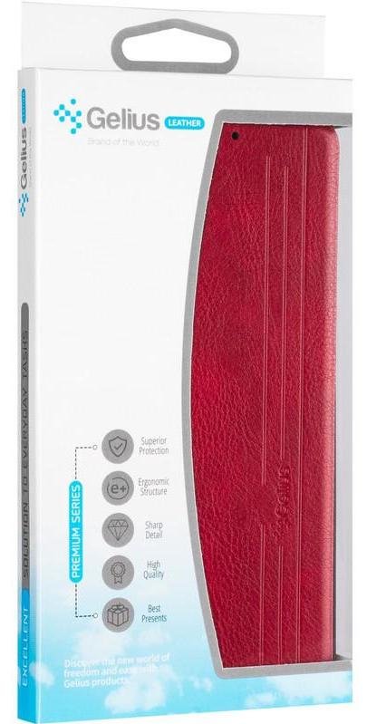 Чохол Gelius for Samsung A21s A217 - Book Cover Leather New Red (00000083291)