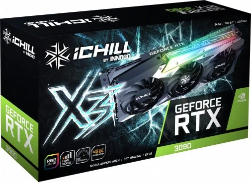 Фото: Відеокарта Inno3D RTX 3090 iChill X3 (C30903-246XX-1880VA37) № 7 | KTC