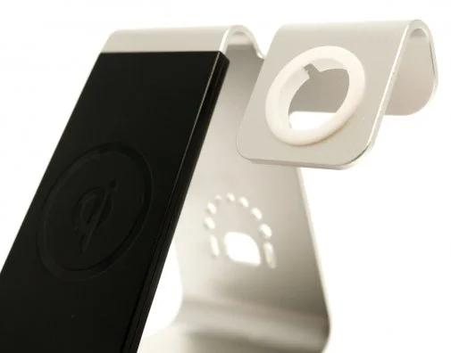 Фото: Бездротова зарядна станція Bestand Wireless charge iPhone / Apple Watch / AirPods - Silver (Ewke-S3n1) № 12 | KTC