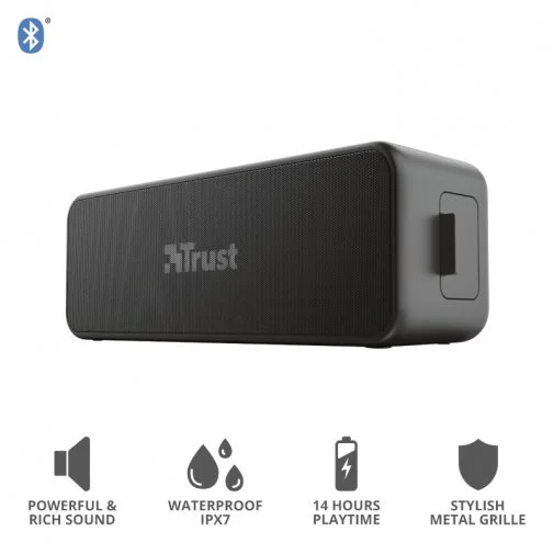 Фото: Портативна колонка Trust Zowy Max Stylish Bluetooth Black (23825_TRUST) № 16 | KTC