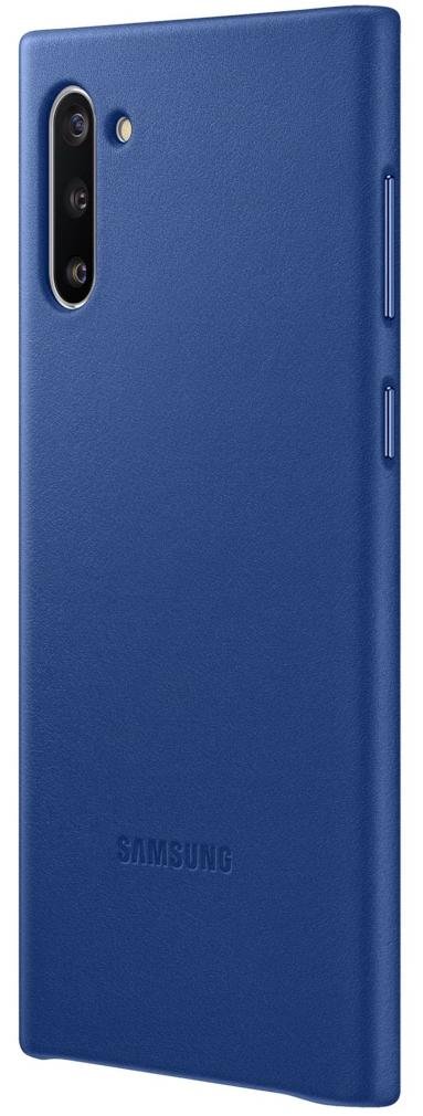 Чохол Samsung for Galaxy Note 10 - Leather Cover Blue (EF-VN970LLEGRU)