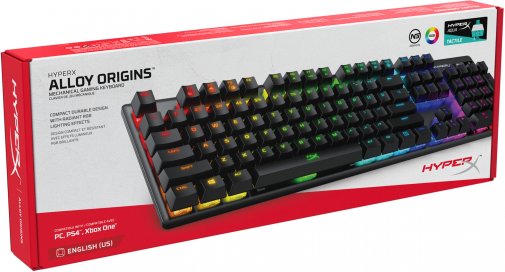 Клавіатура Kingston HyperX Alloy Origins Aqua US USB Black (HX-KB6AQX-US)