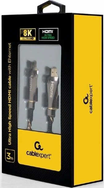 Фото: Кабель Cablexpert v2.1 Premium HDMI / HDMI 3m Black (CCBP-HDMI8K-3M) № 4 | KTC