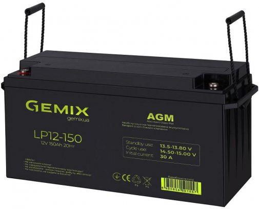 Батарея для ПБЖ Gemix LP12-150 Black