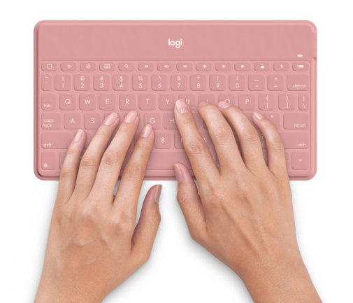 Клавіатура компактна Logitech Keys-To-Go Blush Pink (920-010122)