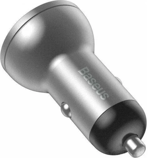 Фото: Автомобільний зарядний пристрій Baseus Digital Display Dual 4.8A Silver (CCBX-0S) № 5 | KTC