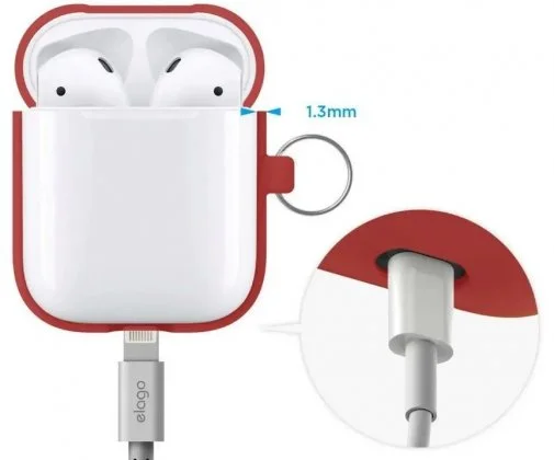 Фото: Чохол Elago for Airpods - Silicone Hand Case Red (EAPSC-HANG-RD) № 11 | KTC