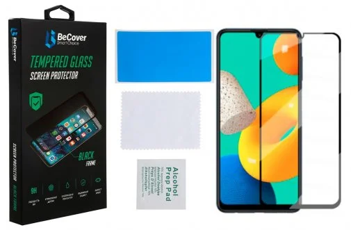 Фото: Захисне скло BeCover for Samsung Galaxy M32 M325 - Black (706452) № 6 | KTC