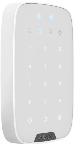 Пульт управління Ajax Keypad Plus Wireless White (000023070)
