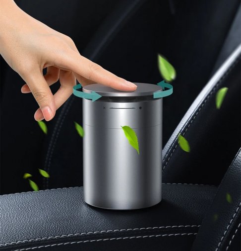 Автомобільний освіжувач повітря Baseus Shadow Car Cup Silver