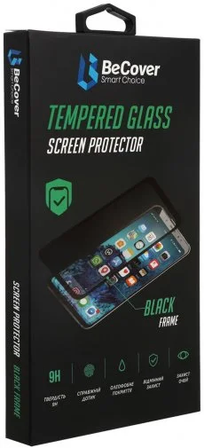Фото: Захисне скло BeCover for Samsung A22 A225 - Black (706609) № 5 | KTC