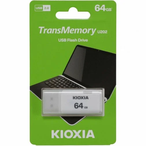 Фото: Флешка USB Kioxia U202 64GB White (LU202W064GG4) № 7 | KTC