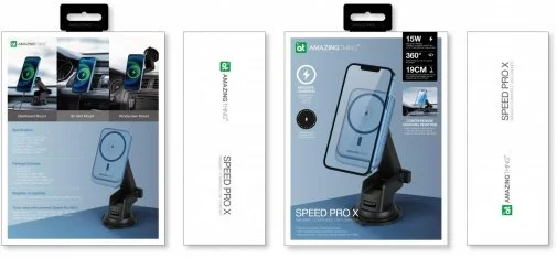 Фото: Кріплення для мобільного телефону AMAZINGthing Speed Pro X Mag MagSafe Black (MSPRO15WBU) № 9 | KTC