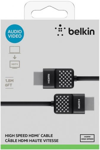 Кабель Belkin High Speed HDMI / HDMI 1.8m Black (AV10090BT06)