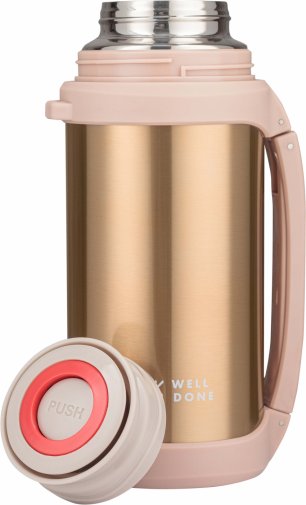 Термос Well Done WD-7041D 1500ml, Gold