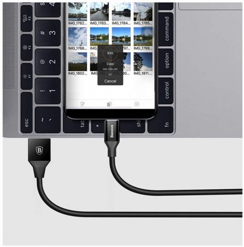 Кабель Baseus Yiven AM / Micro USB 1m Black (CAMYW-A01)