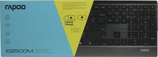 Фото: Клавіатура Rapoo E9500M Wireless Black (E9500M black) № 12 | KTC
