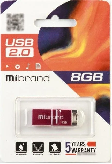 Фото: Флешка USB Mibrand Chameleon 8GB Pink (MI2.0/CH8U6P) № 4 | KTC