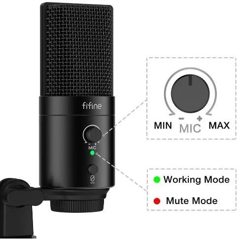 Фото: Мікрофон Fifine K683A USB № 18 | KTC