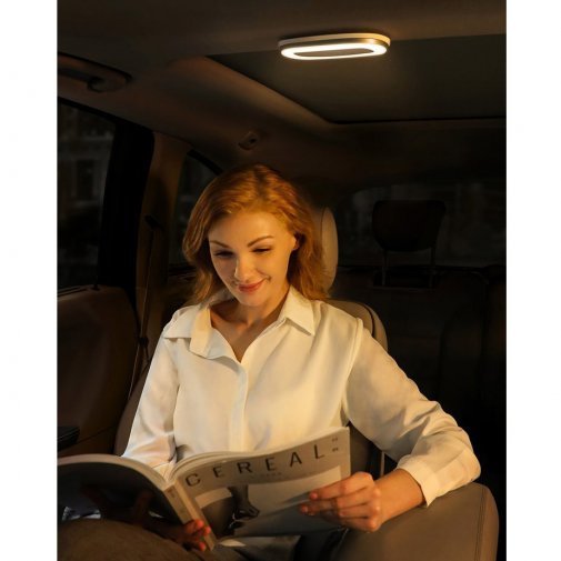 Автомобільна лампа Baseus Bright car reading light Black (CRYDD01-01)