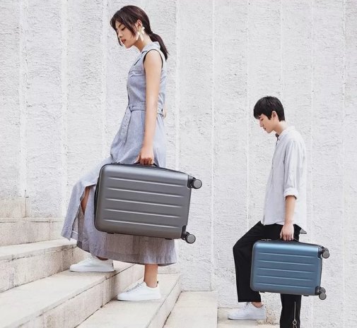 Дорожня сумка Xiaomi Ninetygo 1A Suitcase 26inch Aurora Blue (6971732583557)