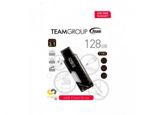 Фото: Флешка USB Team T183 128GB Black (TT1833128GF01) № 15 | KTC
