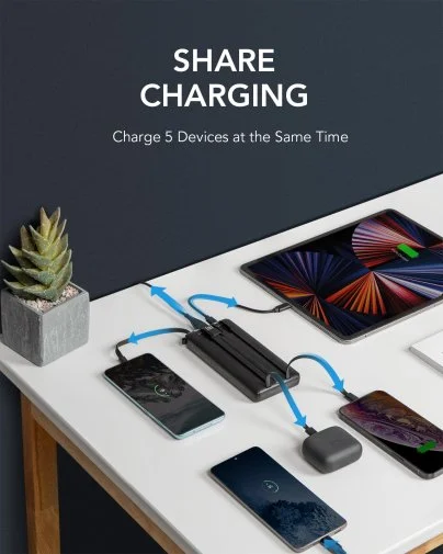 Фото: Батарея універсальна Veger C20 20000mAh Black (C20 Black) № 15 | KTC