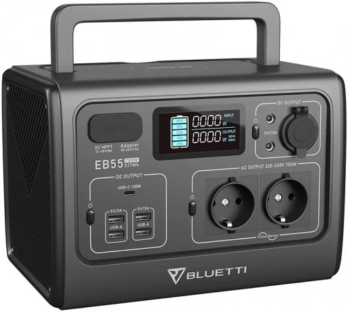 Фото: Зарядна станція Bluetti PowerOak EB55 537Wh, 150000mAh, 700W (PB930340) № 8 | KTC