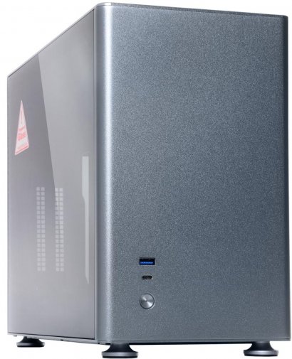 Корпус QUBE A4 600W Gray with window (QBA4I_WG6U3)