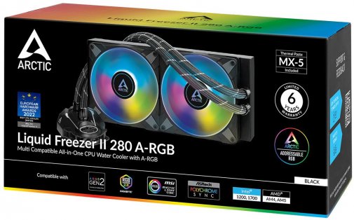 Система водяного охолодження Arctic Liquid Freezer II 280 A-RGB (ACFRE00106A)