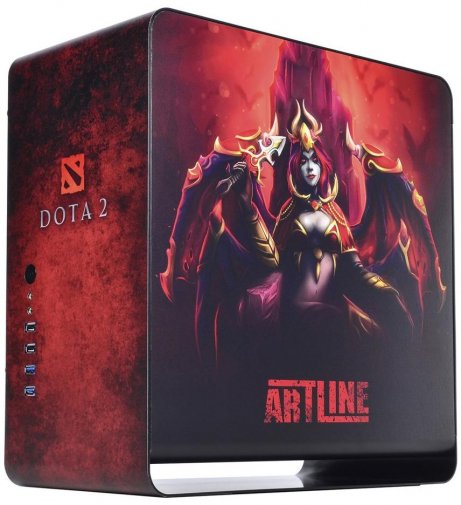 Корпус QUBE Eagle Dota 2 Red with window (QBX3M_WBNU3PD2R)